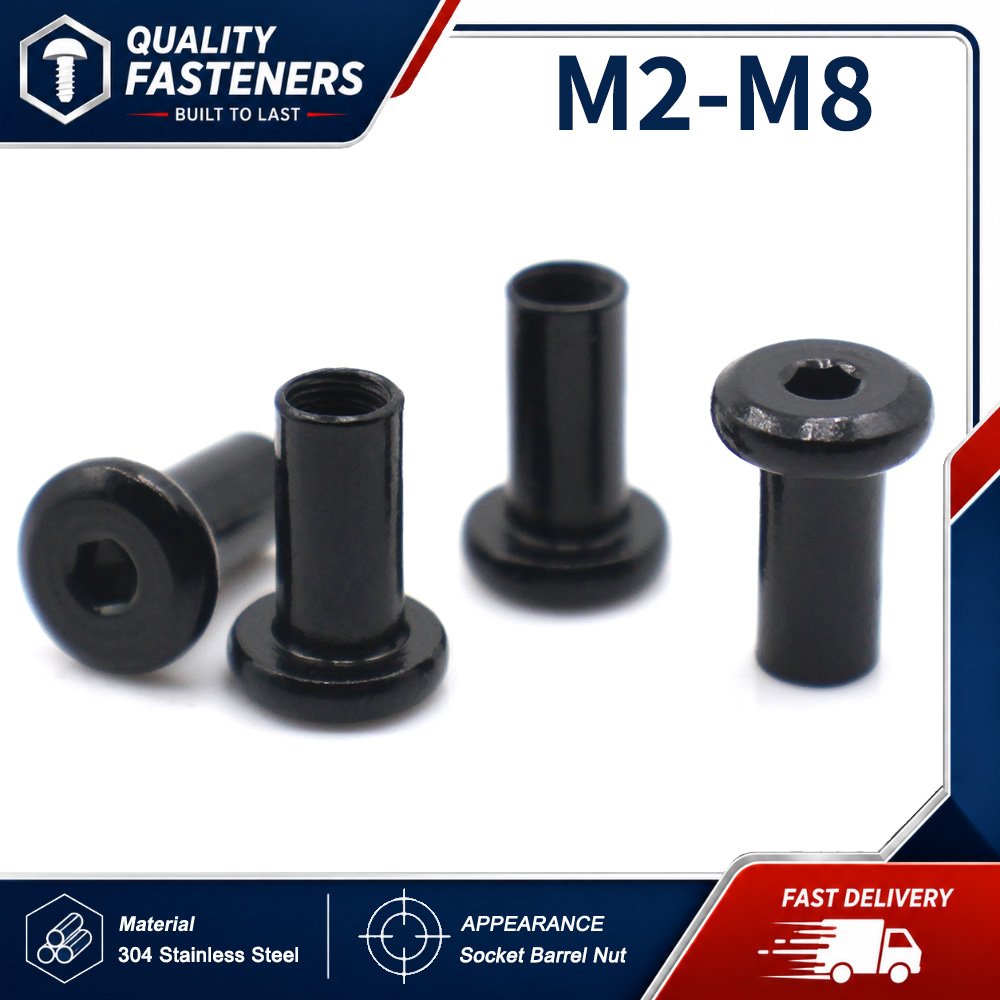 Deck Screw Stainless - 2~5 piezas Tuercas de barril hexagonales