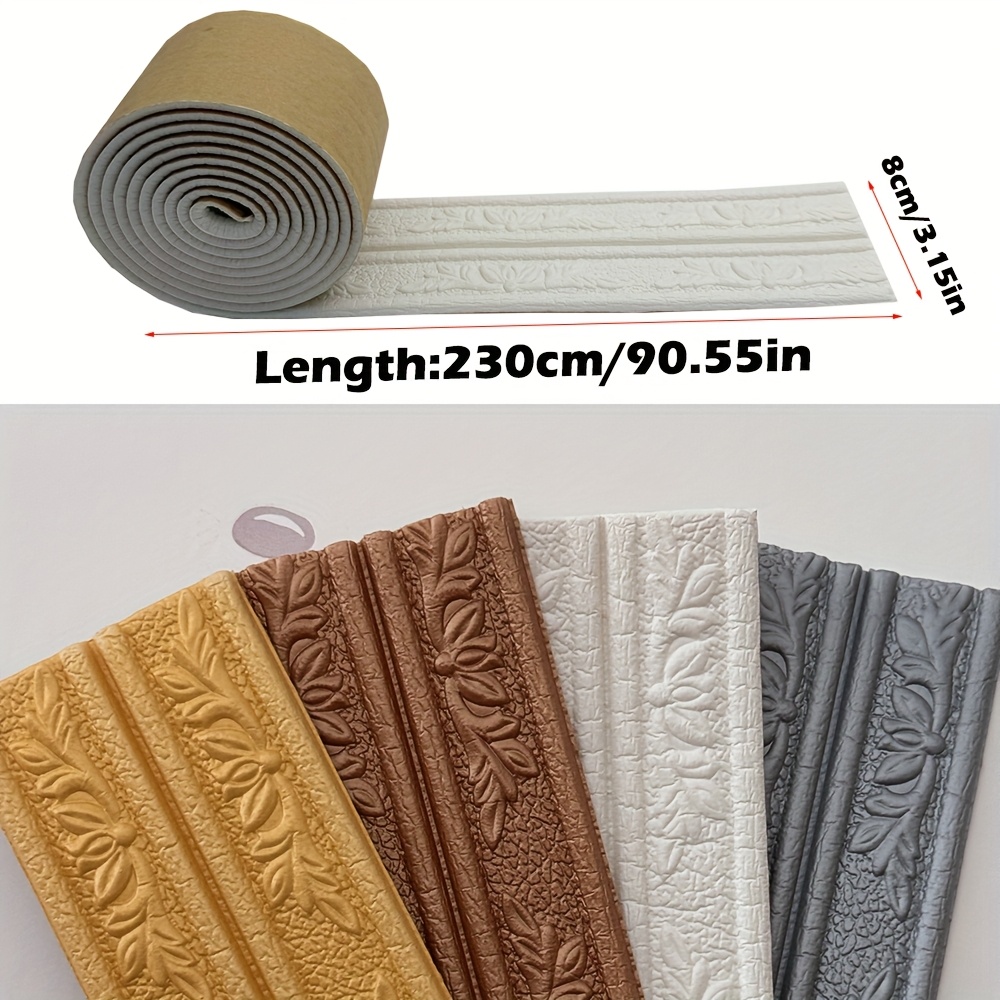 Papel tapiz autoadhesivo en re - Baseboard Molding Trim reseña y precio