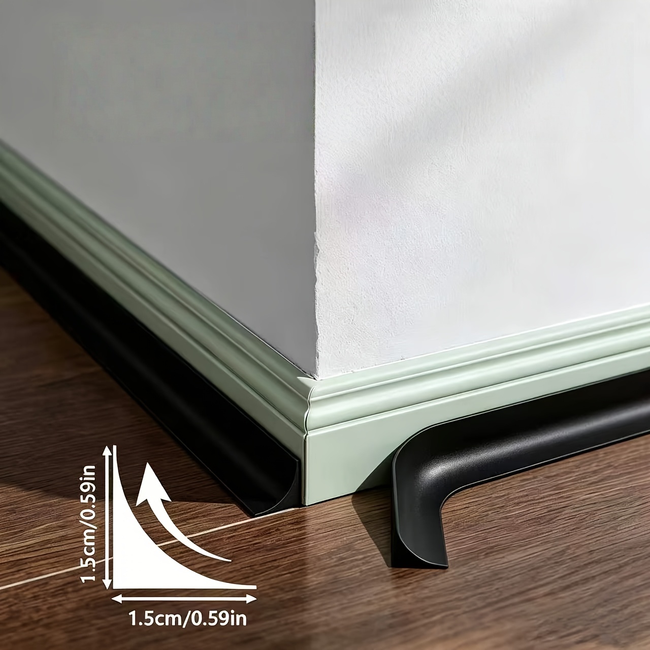 1 unidad de tira decorativa fl - Baseboard Molding Trim reseña y precio