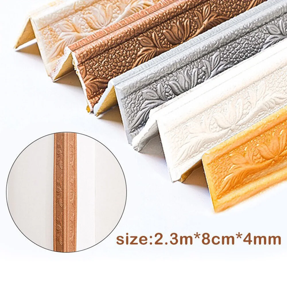 Pegatinas 3D para zócalo de pa - Baseboard Molding Trim reseña y precio