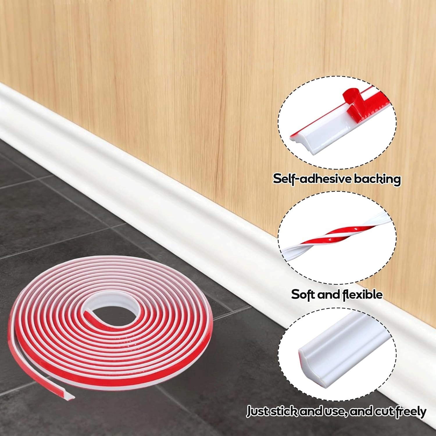 1 unidad de línea decorativa a - Baseboard Molding Trim reseña y precio