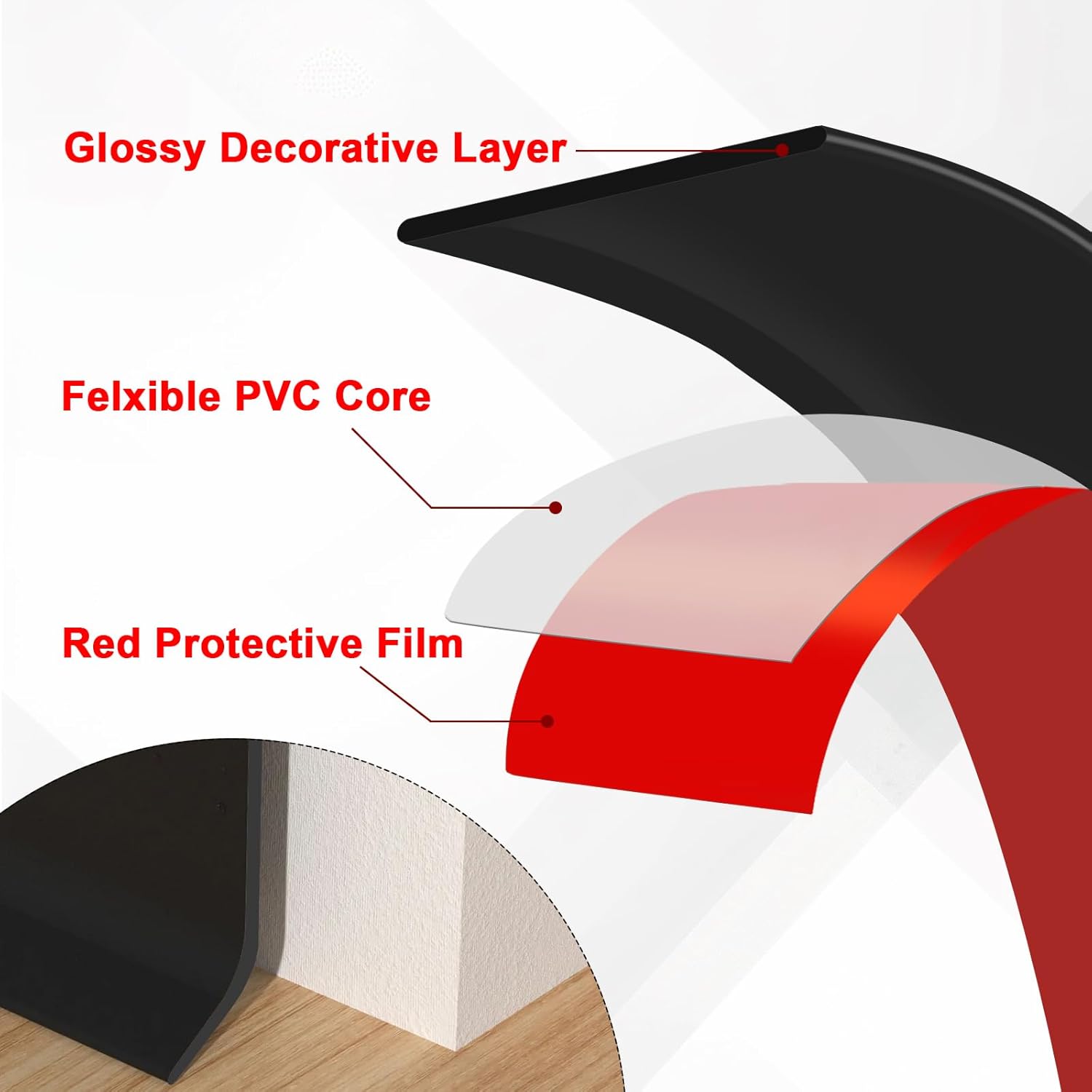 Moldeo de la base de la pared  - Baseboard Molding Trim reseña y precio